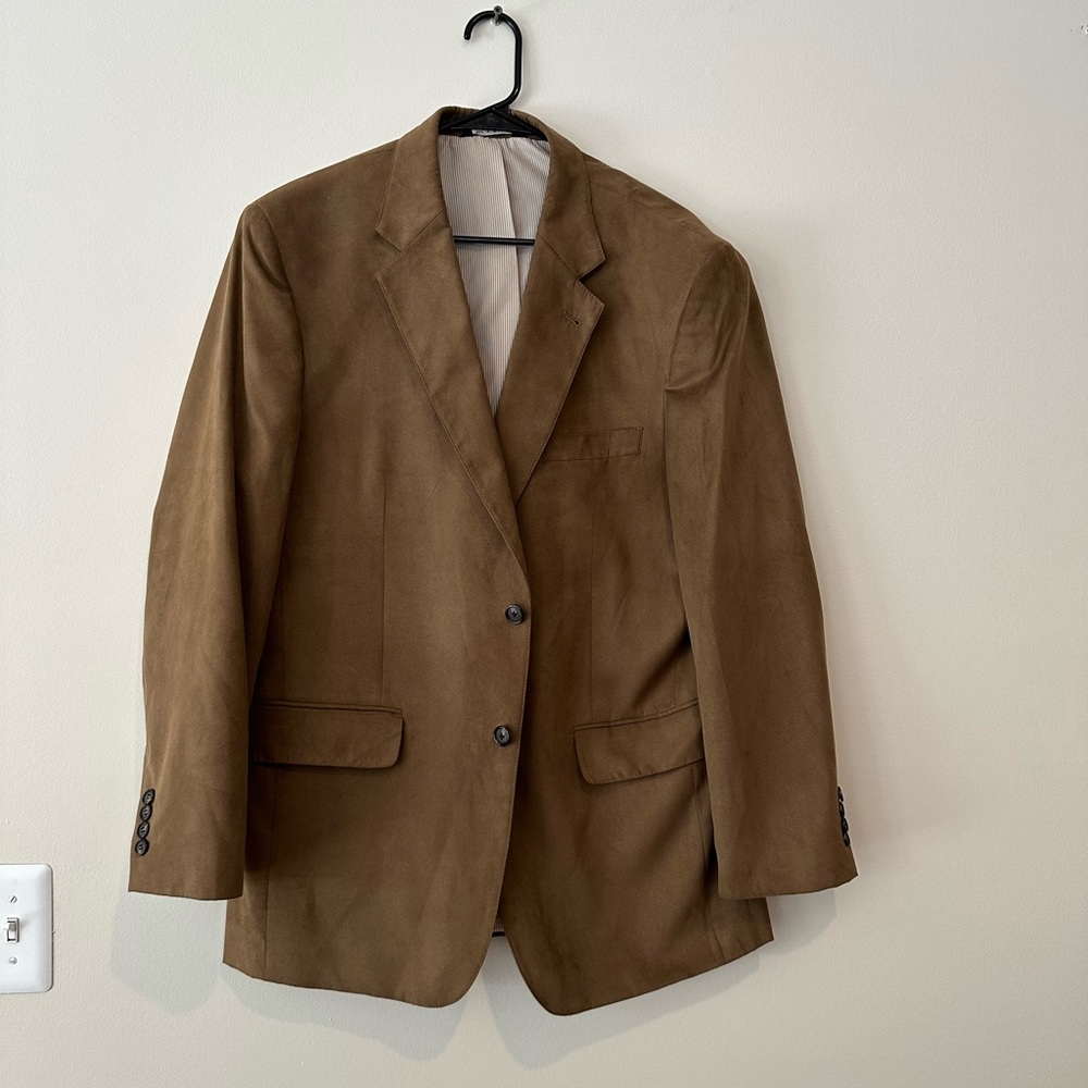 JoS. A. Bank Men’s suede blazer.
